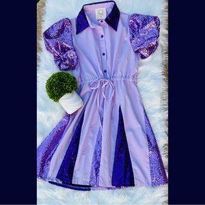 Fantastic Fawn Color Block Sequin Mini Dress